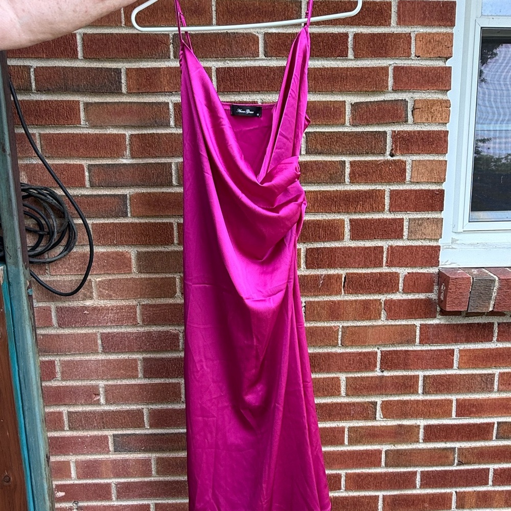Lizard Thicket Pink Midi Dress